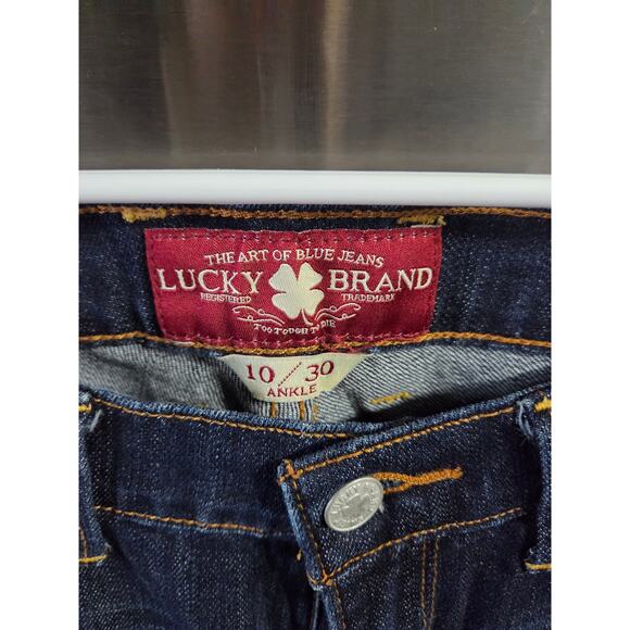 Dark Wash Bootcut Ankle Jeans - Lucky Brand - 10/30 - Picture 3 of 3